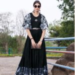 PATLANI TURN IN designer full length gown for home and casual wear