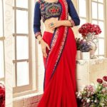 PATLANI KALISTA BLOSSOM designer saree for festive and wedding wear