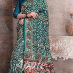 PATLANI APPLE KALAMKARI VOL 4 designer saree for home and casual wear