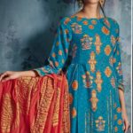 PATLANI BAHANI designer full length suit for home and casual wear
