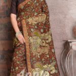 PATLANI APPLE KALAMKARI VOL 4 designer saree for home and casual wear