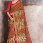 PATLANI APPLE KALAMKARI VOL 4 designer saree for home and casual wear