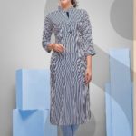 PATLANI BAANVI STRIP designer KURTIS for casual and home wear